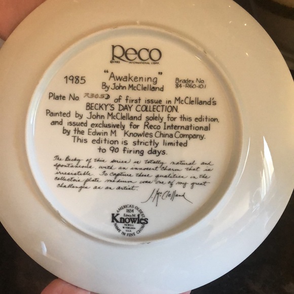 Vintage Reco Plates (set of 2) - Picture 3 of 6